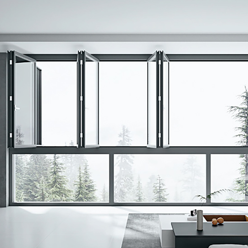 YD-85 Non Broken Bridge Free Folding Window