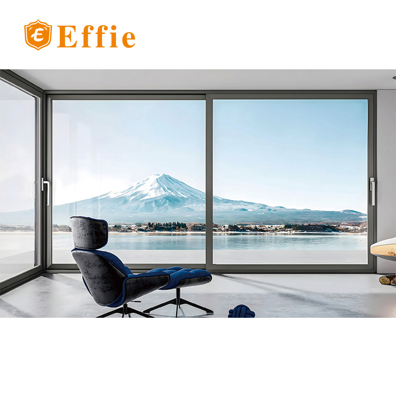 Heavy Duty Double Glazed Tempered Aluminum Sliding Doors